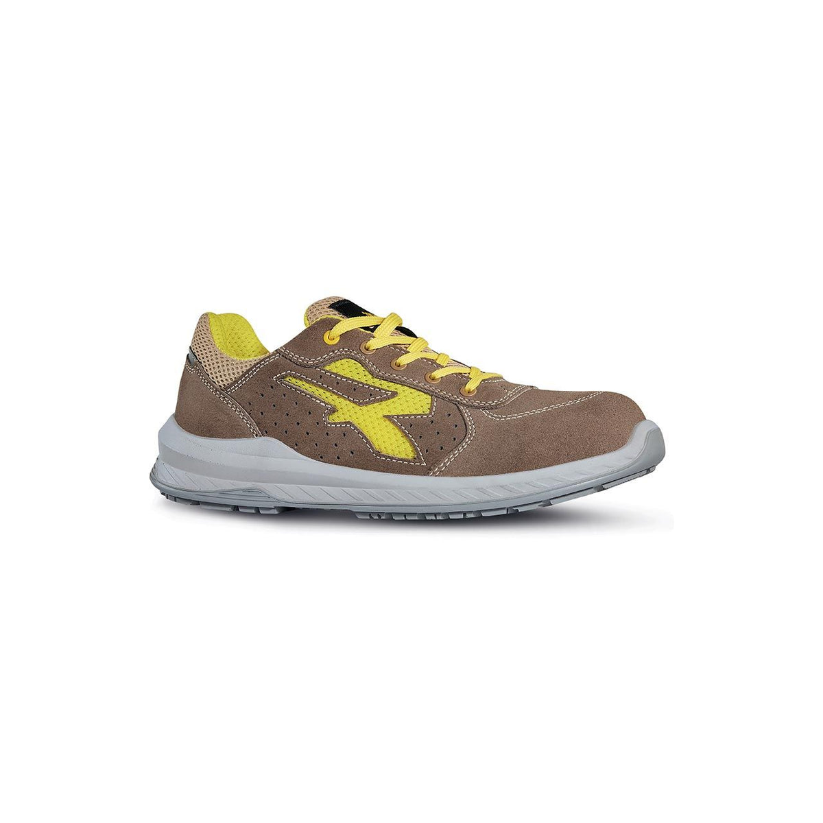 U-Power Sicherheitshalbschuhe S1PS REFLEX s ESD TAUPE / YELLOW