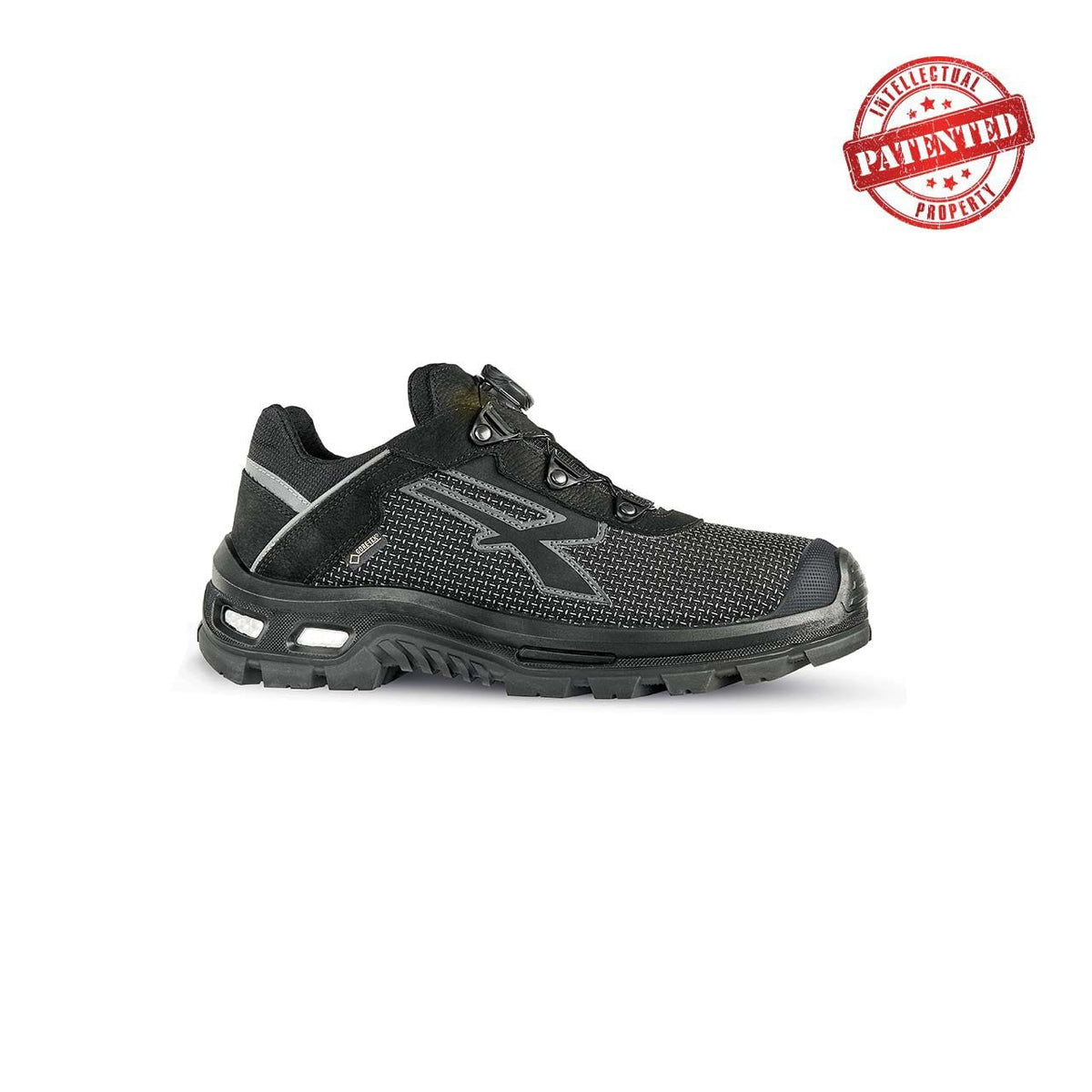 U-Power Sicherheitshalbschuhe S7S SAURON s BLACK