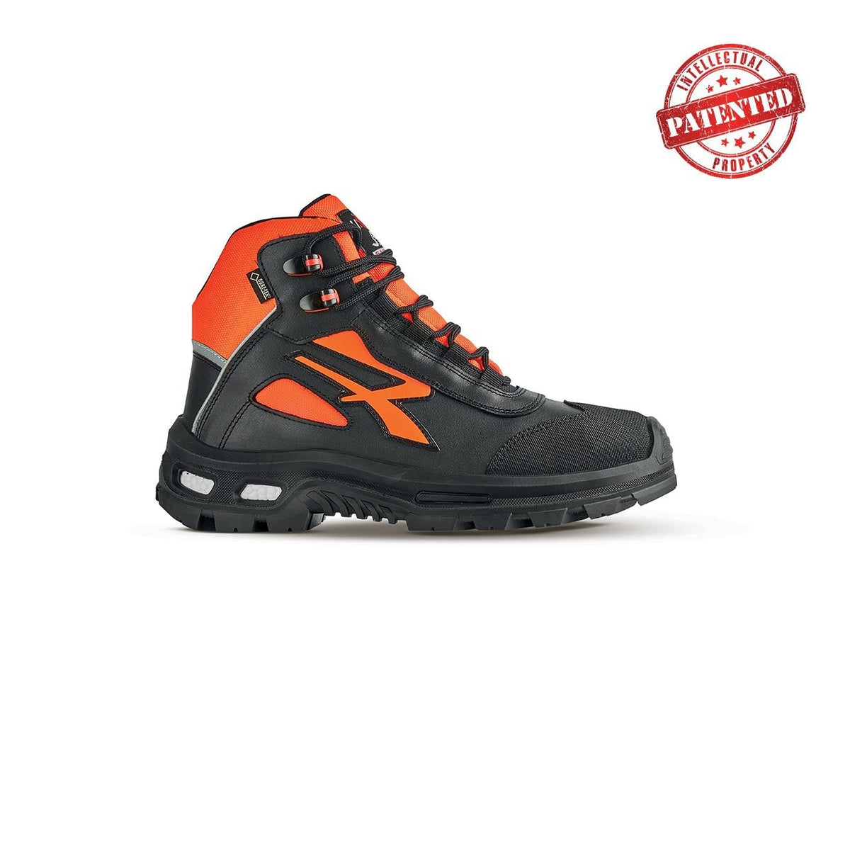 U-Power Sicherheitshochschuhe S7S SPIRIT s BLACK / ORANGE FLUO