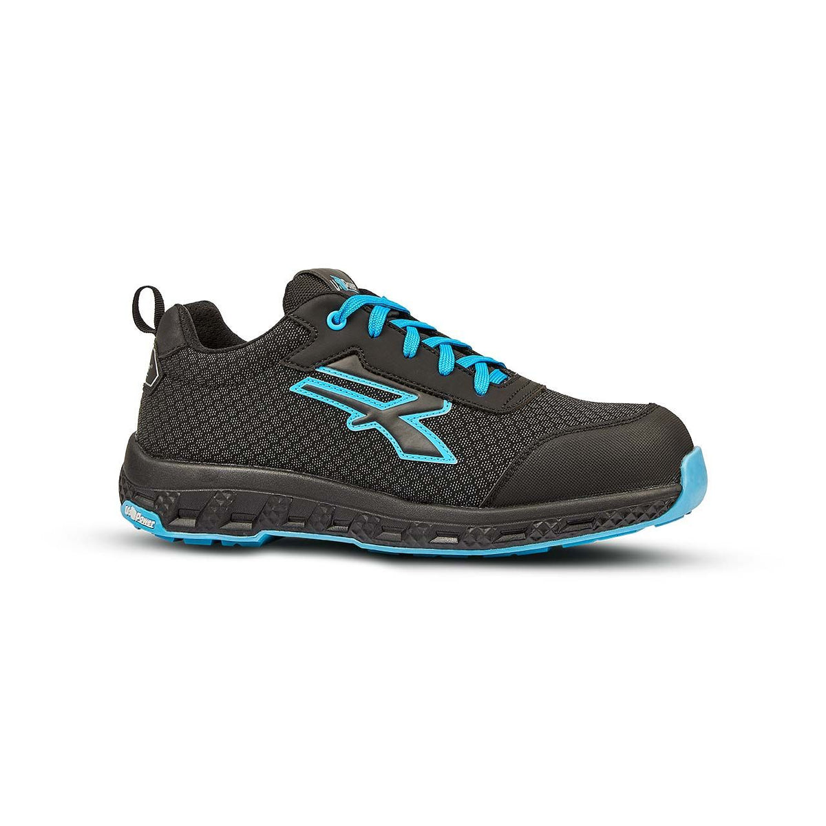 U-Power Sicherheitshalbschuhe S3S STINGER ESD BLACK / BLUE FLUO