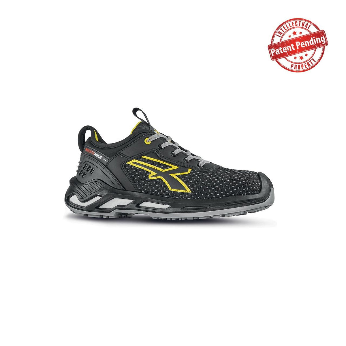 U-Power Sicherheitshalbschuhe S3S SVEN s ESD BLACK / YELLOW