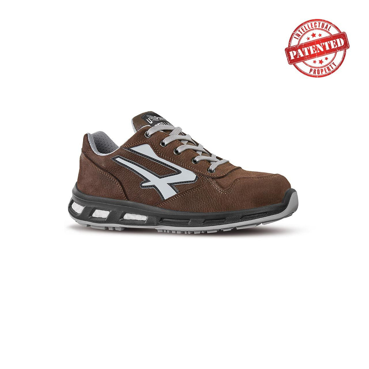 U-Power Sicherheitshalbschuhe S3S TIKI s ESD BROWN / GREY
