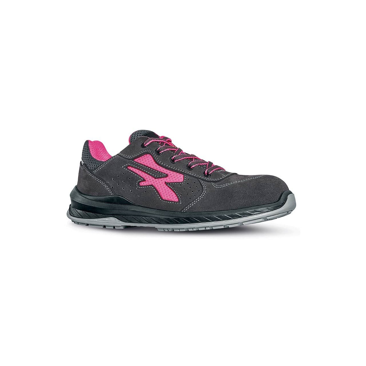 U-Power Sicherheitshalbschuhe S1PS TOKYO s ESD GREY / PINK FLUO