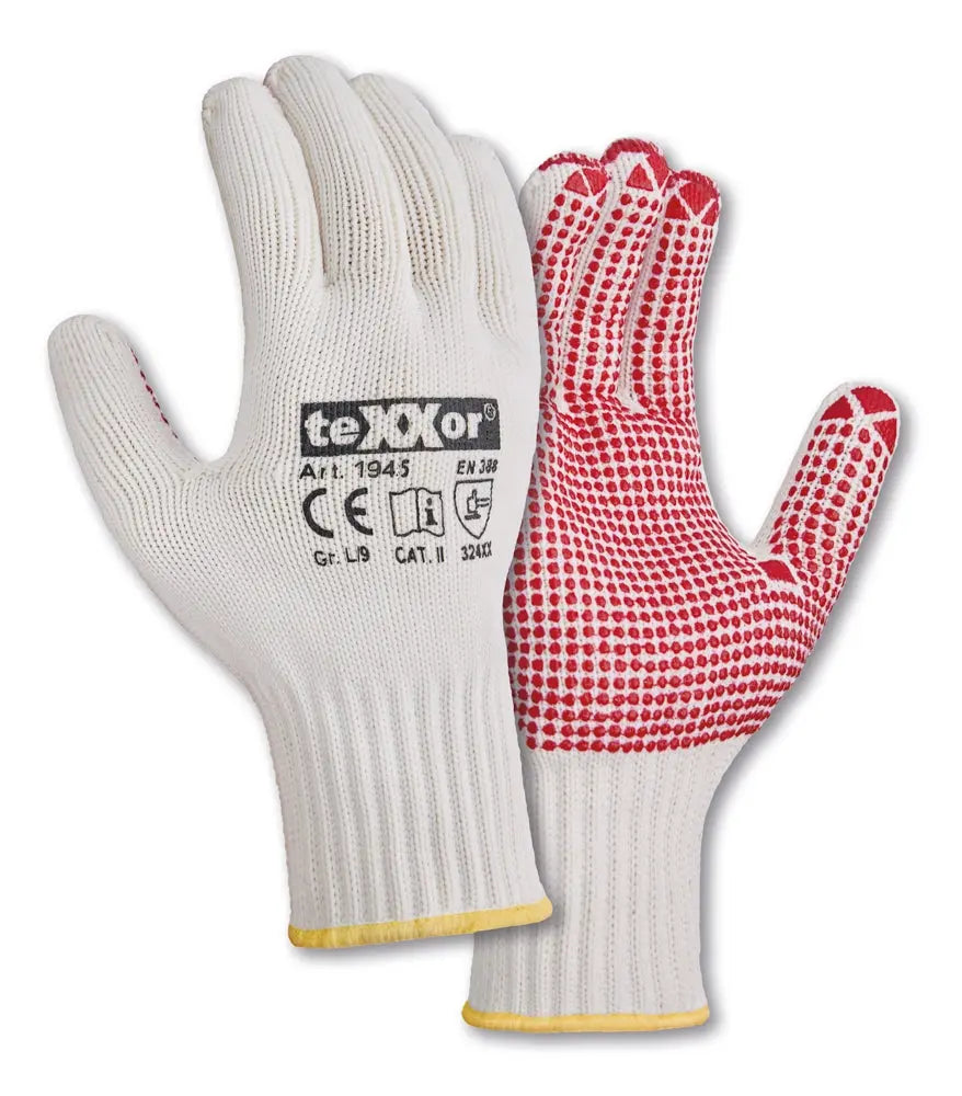 teXXor® Grobstrick-Handschuhe BAUMWOLLE/NYLON-240 Paar teXXor®