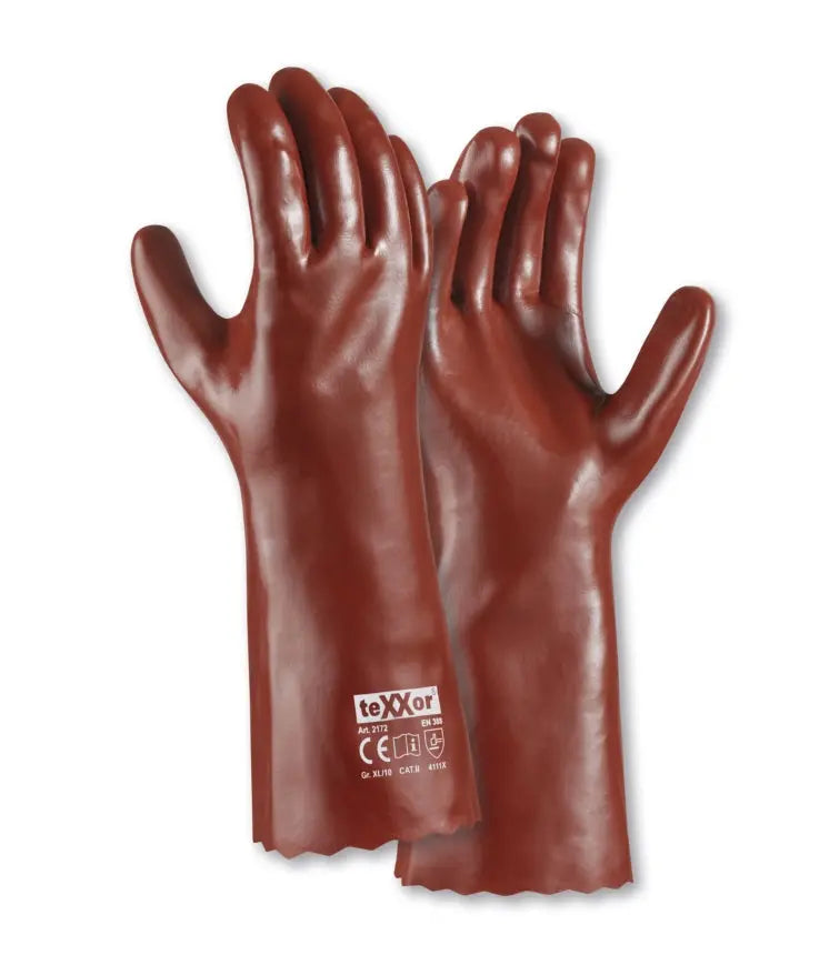 teXXor® PVC-Handschuhe ROTBRAUN-60 Paar teXXor®