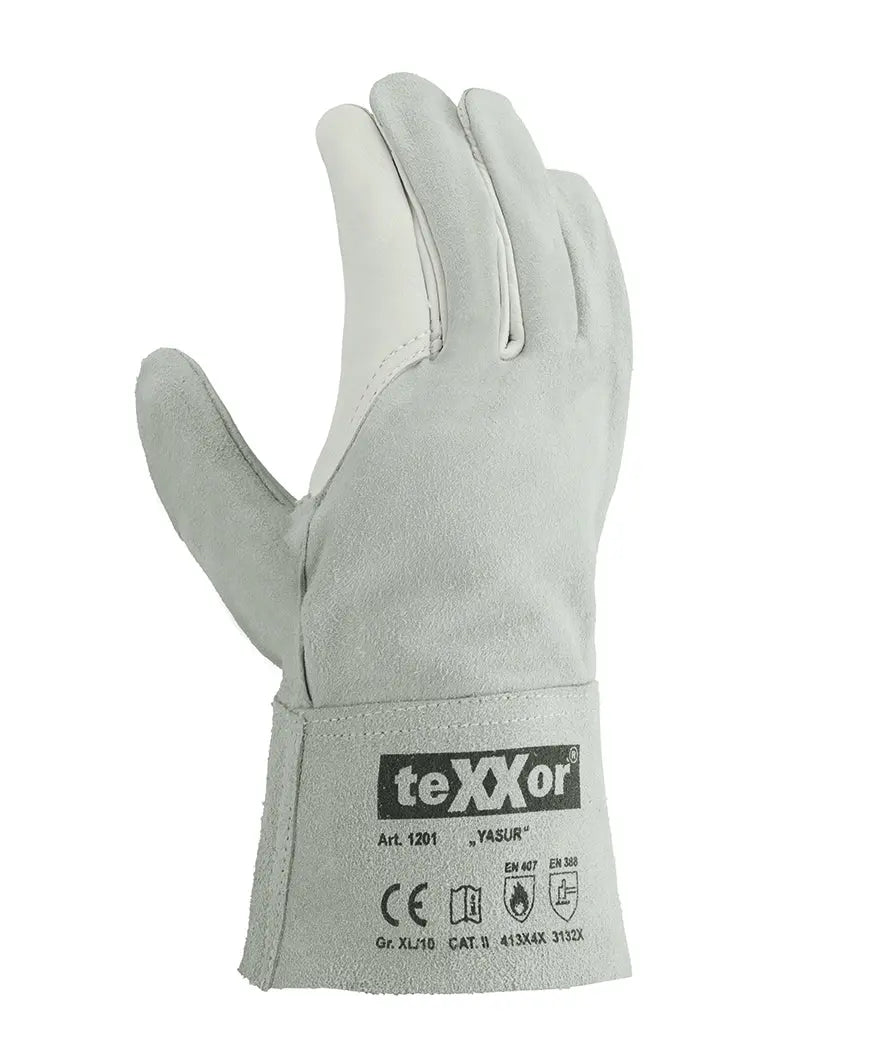 teXXor® Rindvoll-/Spaltleder Handschuhe YASUR-120 Paar teXXor®