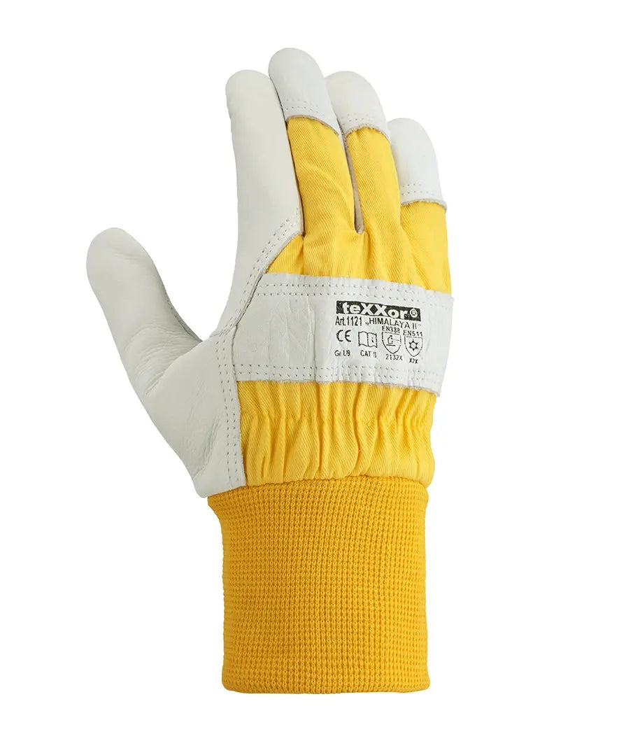 teXXor® Rindvollleder-Winterbauhandschuhe HIMALAYA II - KERA Arbeitsschutz