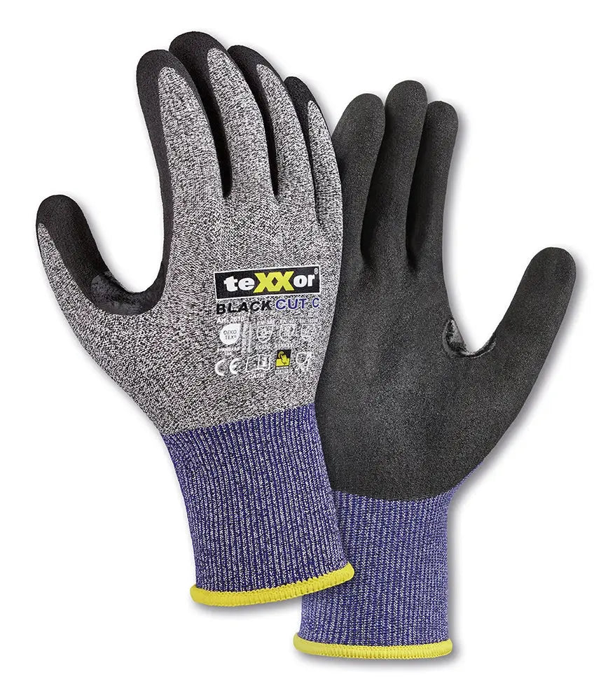teXXor® Schnittschutz-Strickhandschuhe BLACK CUT® C-144 Paar teXXor®