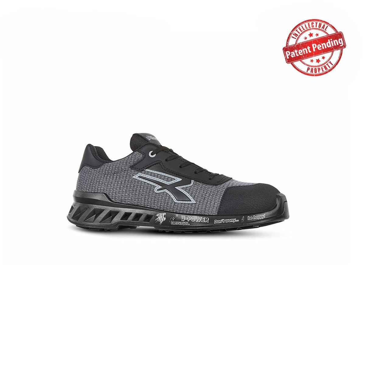 U-Power Sicherheitshalbschuhe S1PS ADAM s ESD GREY / BLACK