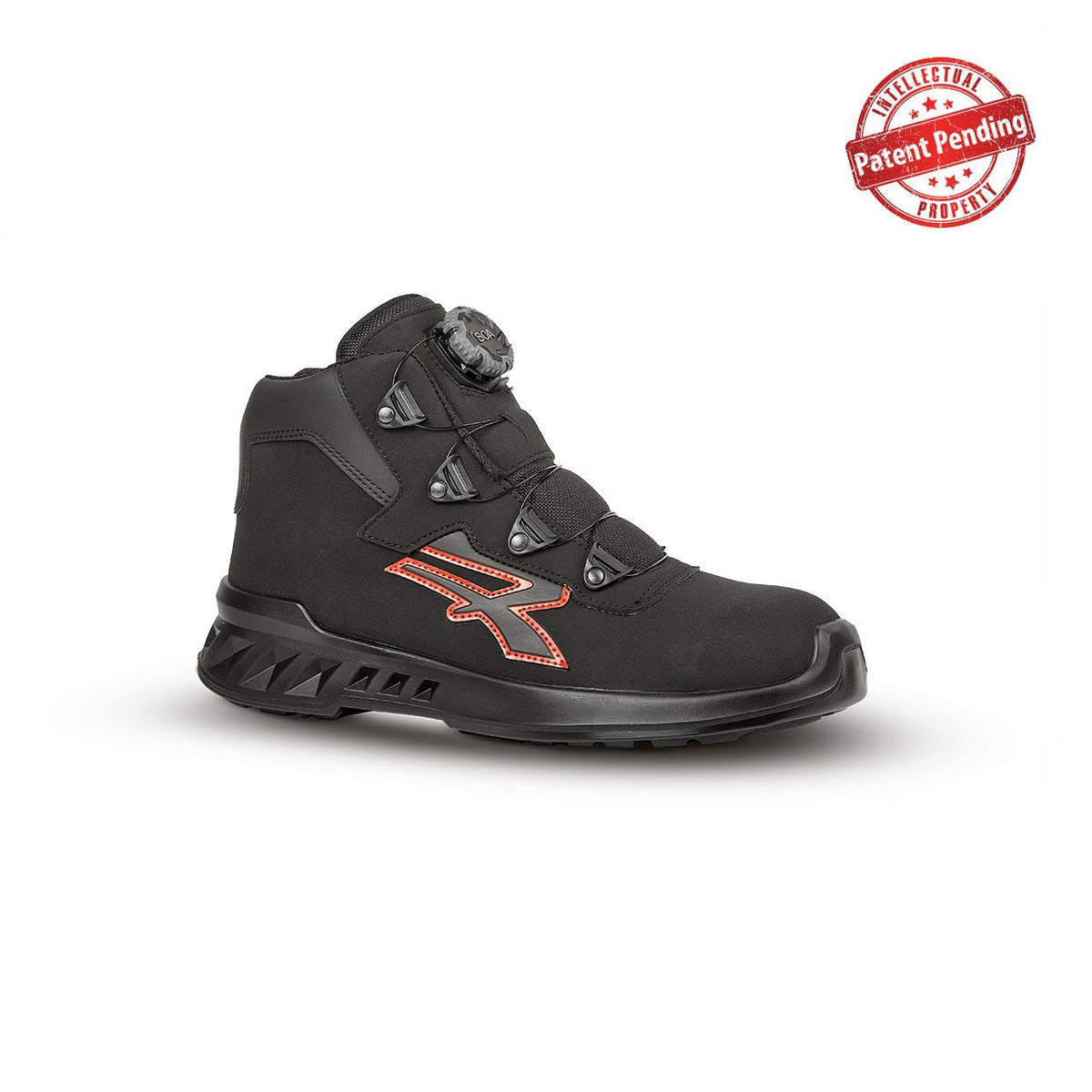U-Power Sicherheitshochschuhe S3S BIZET ESD BLACK / RED