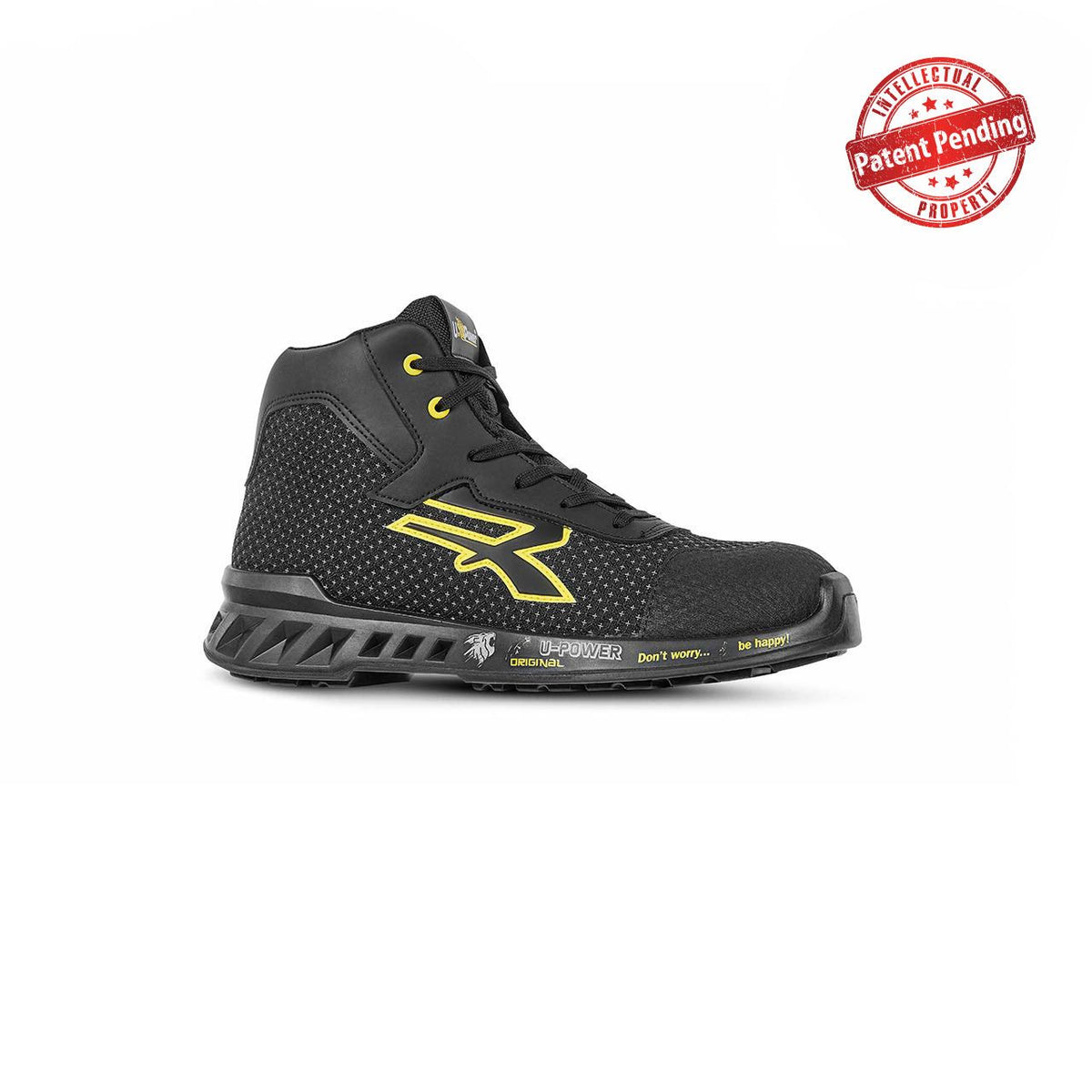 U-Power Sicherheitshochschuhe S3S JOE s ESD BLACK / YELLOW