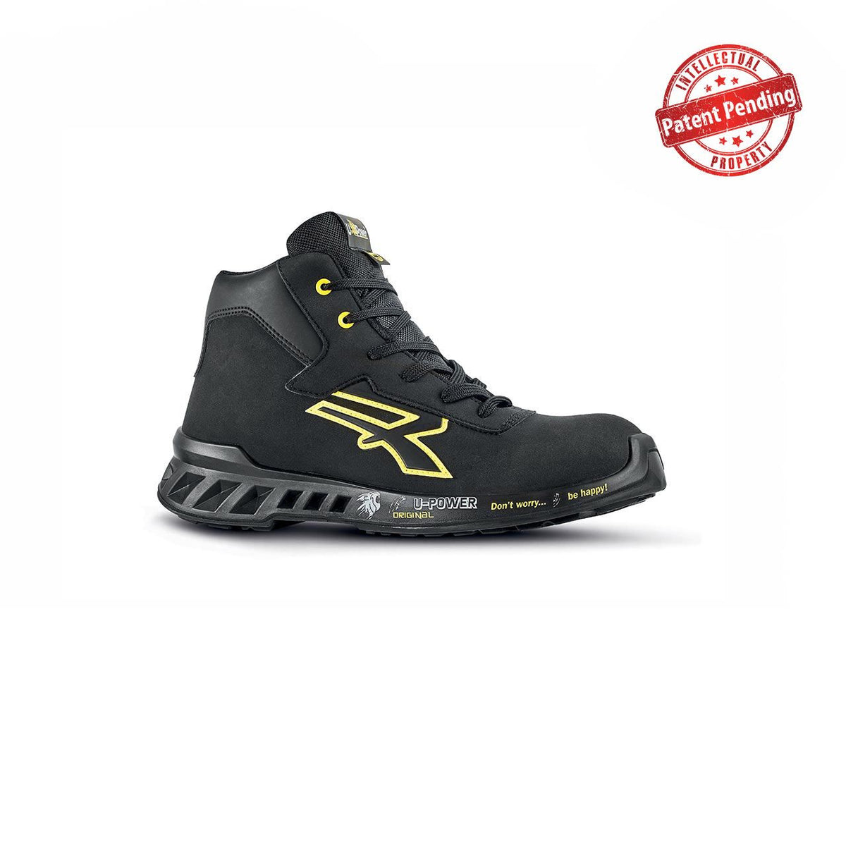 U-Power Sicherheitshochschuhe S3S NELSON s ESD BLACK / YELLOW