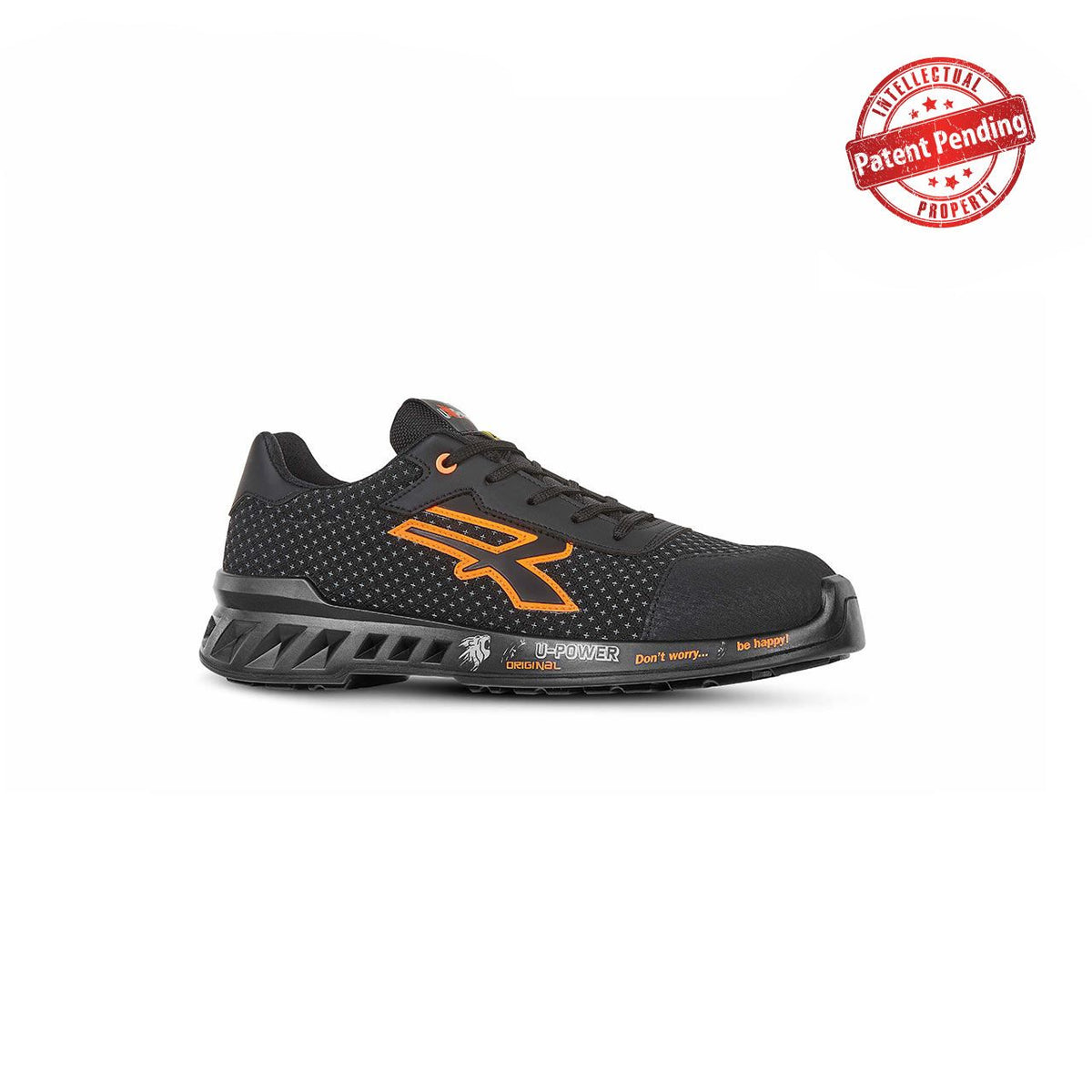 U-Power Sicherheitshalbschuhe S3S PETER s ESD BLACK / ORANGE