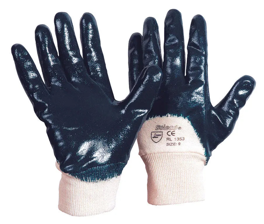 Soleco® | Baumwoll-Trikot-Handschuh | Nitril-Beschichtung Leipold Arbeitsschutz