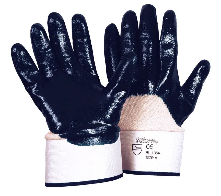 Soleco® | Baumwoll-Trikot-Handschuh | Nitril-Beschichtung Leipold Arbeitsschutz