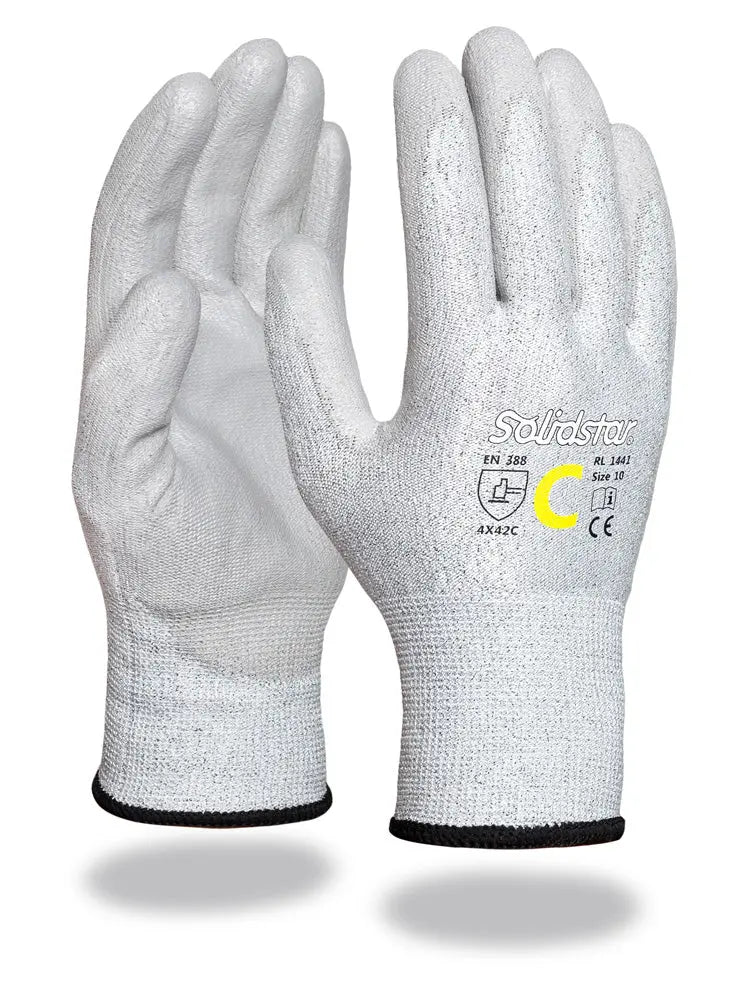 Solidstar® | Schnittschutzhandschuh | PU-Beschichtung Leipold Arbeitsschutz