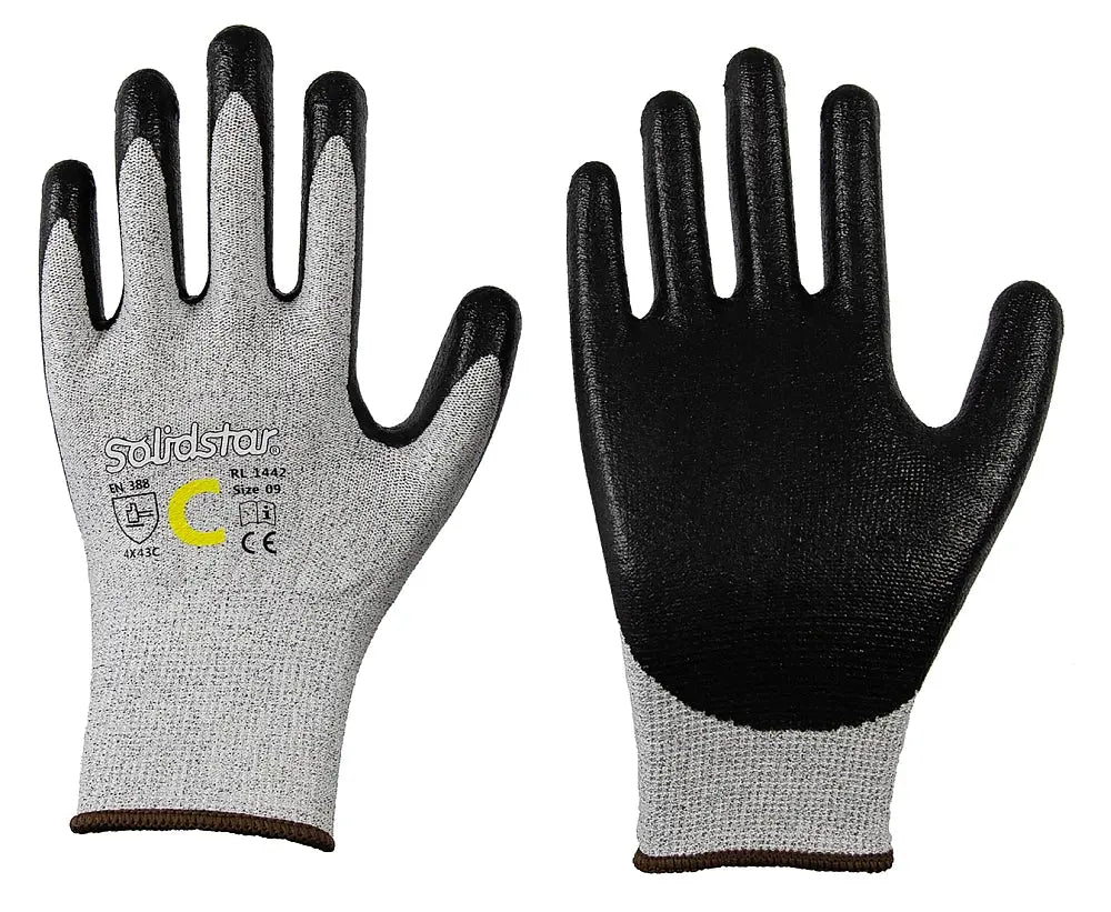 Solidstar® | Schnittschutzhandschuh | Nitril-Beschichtung Leipold Arbeitsschutz