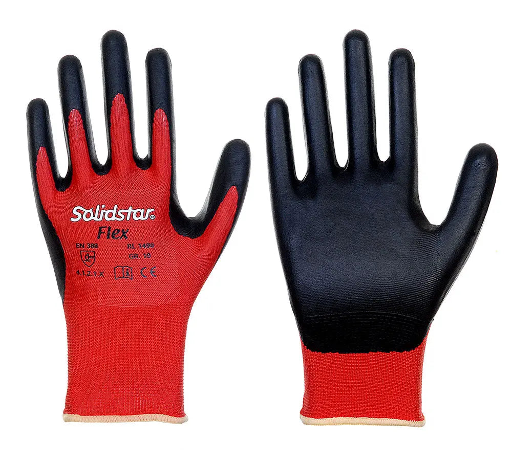 Solidstar® | Feinstrickhandschuh | Nitril-Beschichtung Leipold Arbeitsschutz