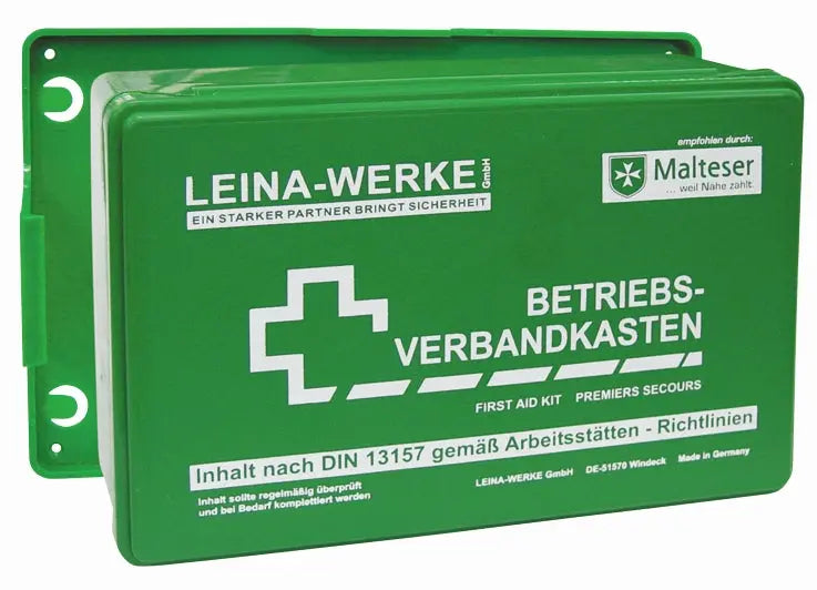LEINA | Betriebsverbandkasten | DIN 13157-C | Wandhalterung Leina-Werke
