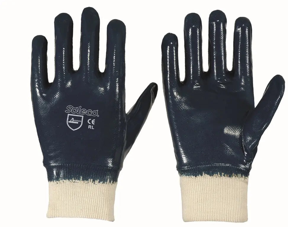 Soleco® | Baumwoll-Trikot-Handschuh | Nitril-Beschichtung Leipold Arbeitsschutz
