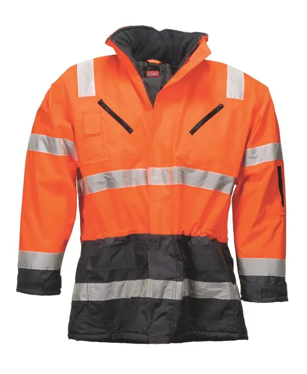 LeiKaTex® | Parka | Warnschutz | warnorange/marineblau Leipold Arbeitsschutz