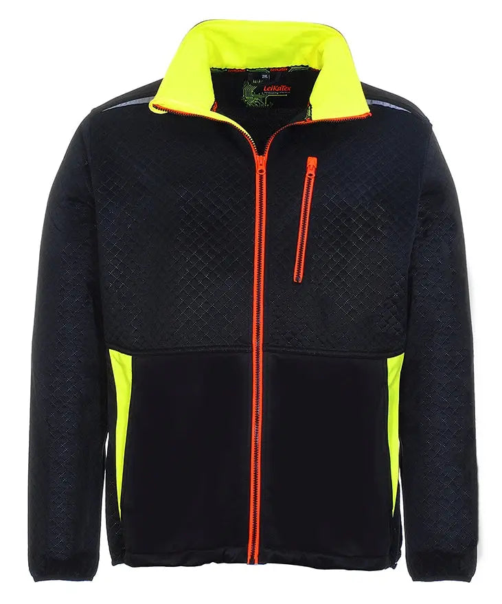 LeiKaTex® | BLACK LINE | Fleecejacke | geprägt Leipold Arbeitsschutz