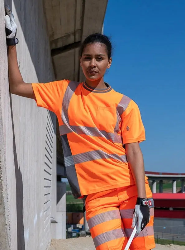 LeiKaTex® | BRIGHT LINE | T-Shirt | Warnschutz Leipold Arbeitsschutz