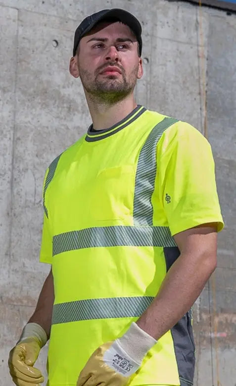 LeiKaTex® | BRIGHT LINE | T-Shirt | Warnschutz Leipold Arbeitsschutz