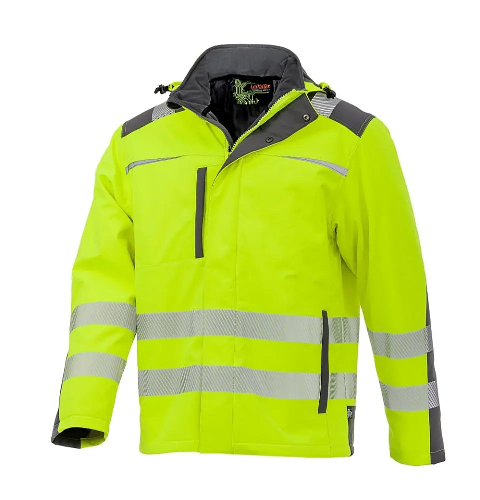 LeiKaTex® | BRIGHT LINE | Softshelljacke | Warnschutz Leipold Arbeitsschutz
