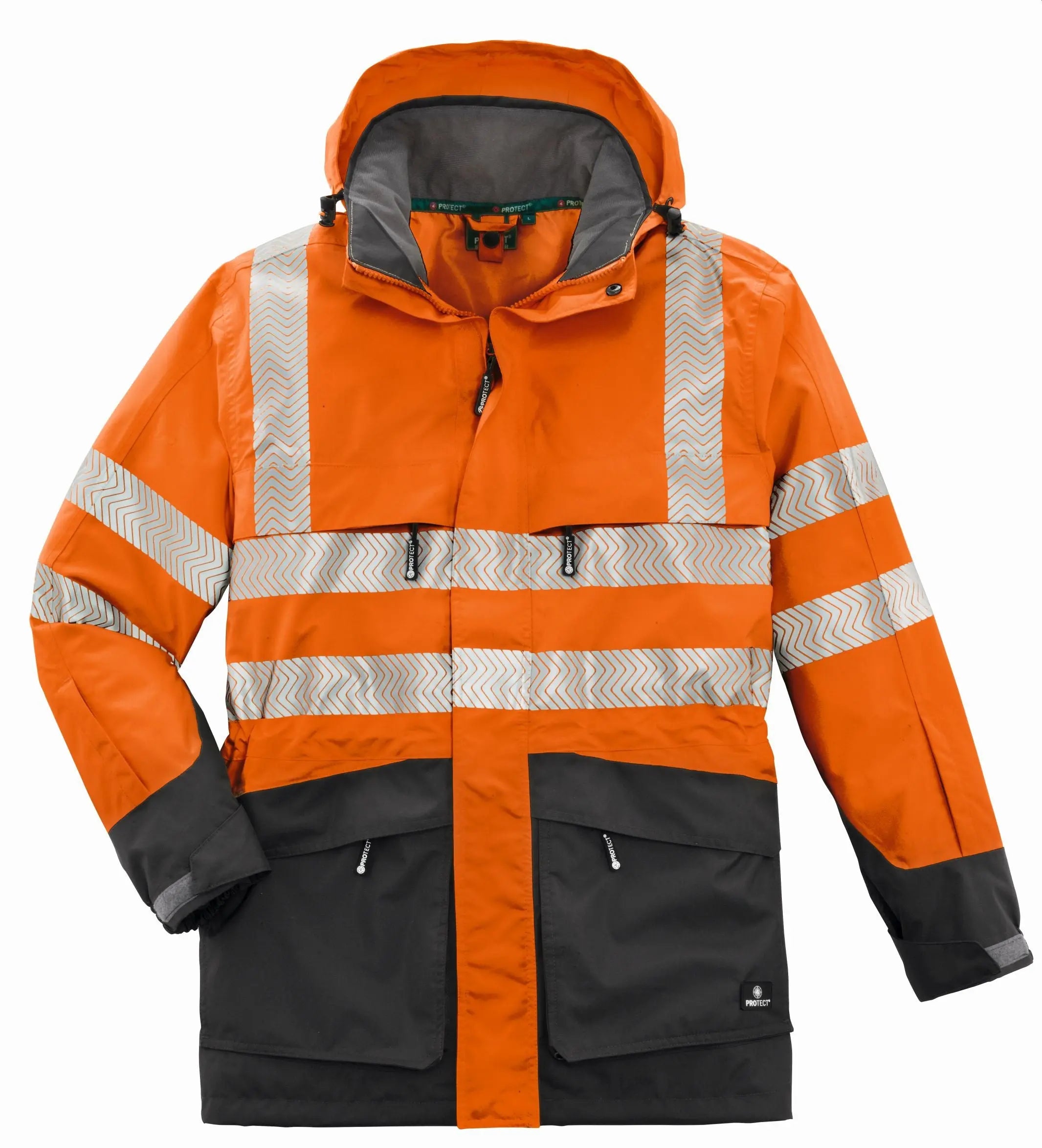 4PROTECT® Warn-Wetterschutz-Jacke TAMPA - KERA Arbeitsschutz
