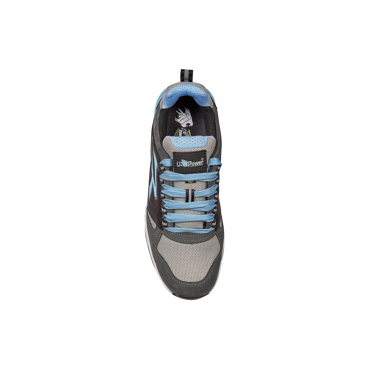 U-Power Sicherheitshalbschuhe S1PS ARYA ESD GREY / BABY BLUE