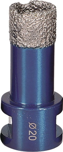 TECWERK Diamant-Fliesenbohrer PRO M14 Länge 60,5 mm 1-teilig Segmentanzahl 1 M14 Ø 20 mm Länge 60.5 mm geeignet für Fliesen / Feinsteinzeug / Mosaik / Granit / Naturstein 