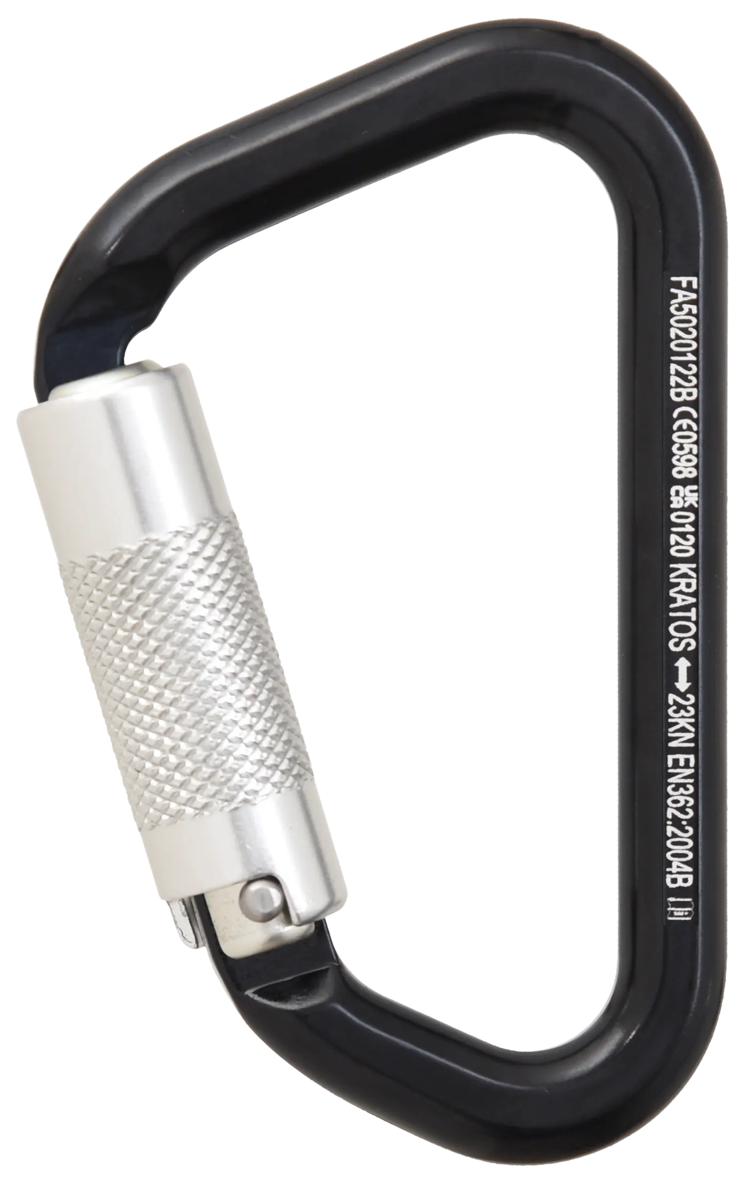 Aluminiumkarabiner mit Automatikverschluss Vierteldrehung (Twist-Lock) - KeylockVersion