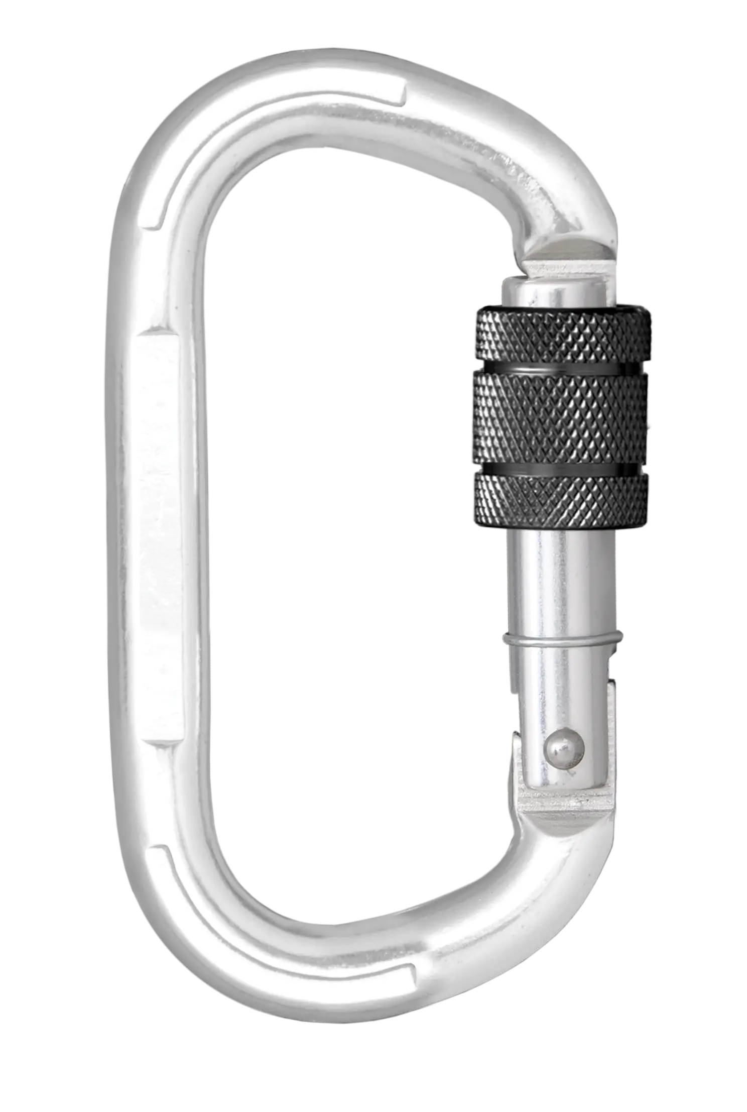 Aluminiumkarabiner mit Schraubverschluss - Keylock Version