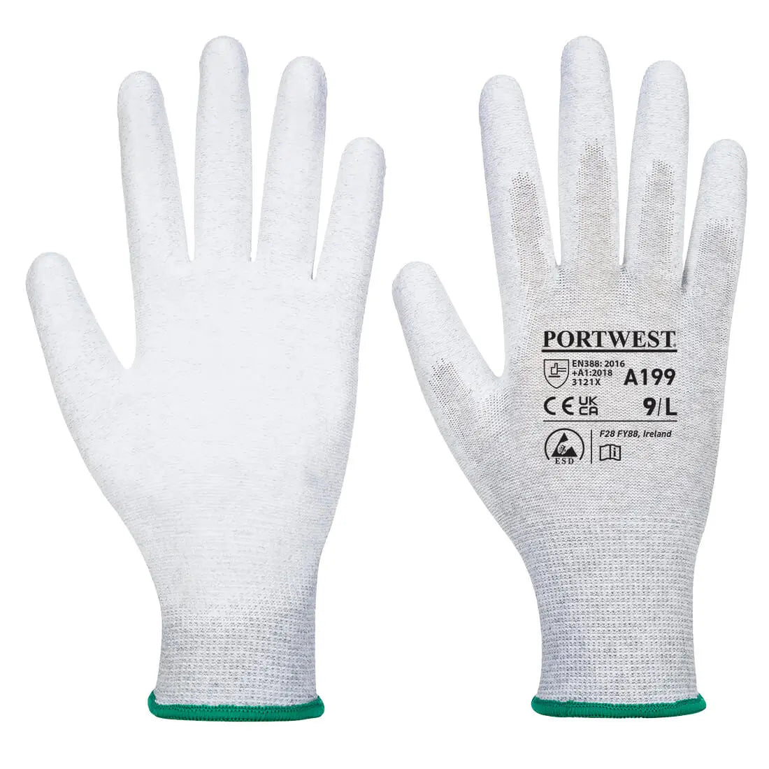 Antistatischer PU-Handflächen Handschuh A199 - KERA Arbeitsschutz