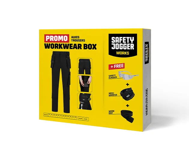 Arbeitshosen Schwarz Safety Jogger Workwear WORKWEAR BOX ALKES 