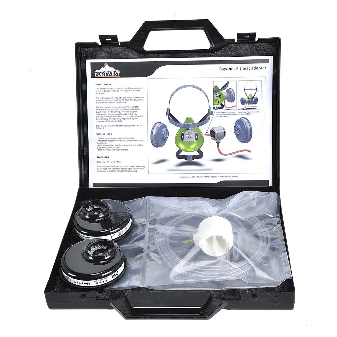Bajonett-Fit-Test-Adapter-Kit P999 - KERA Arbeitsschutz