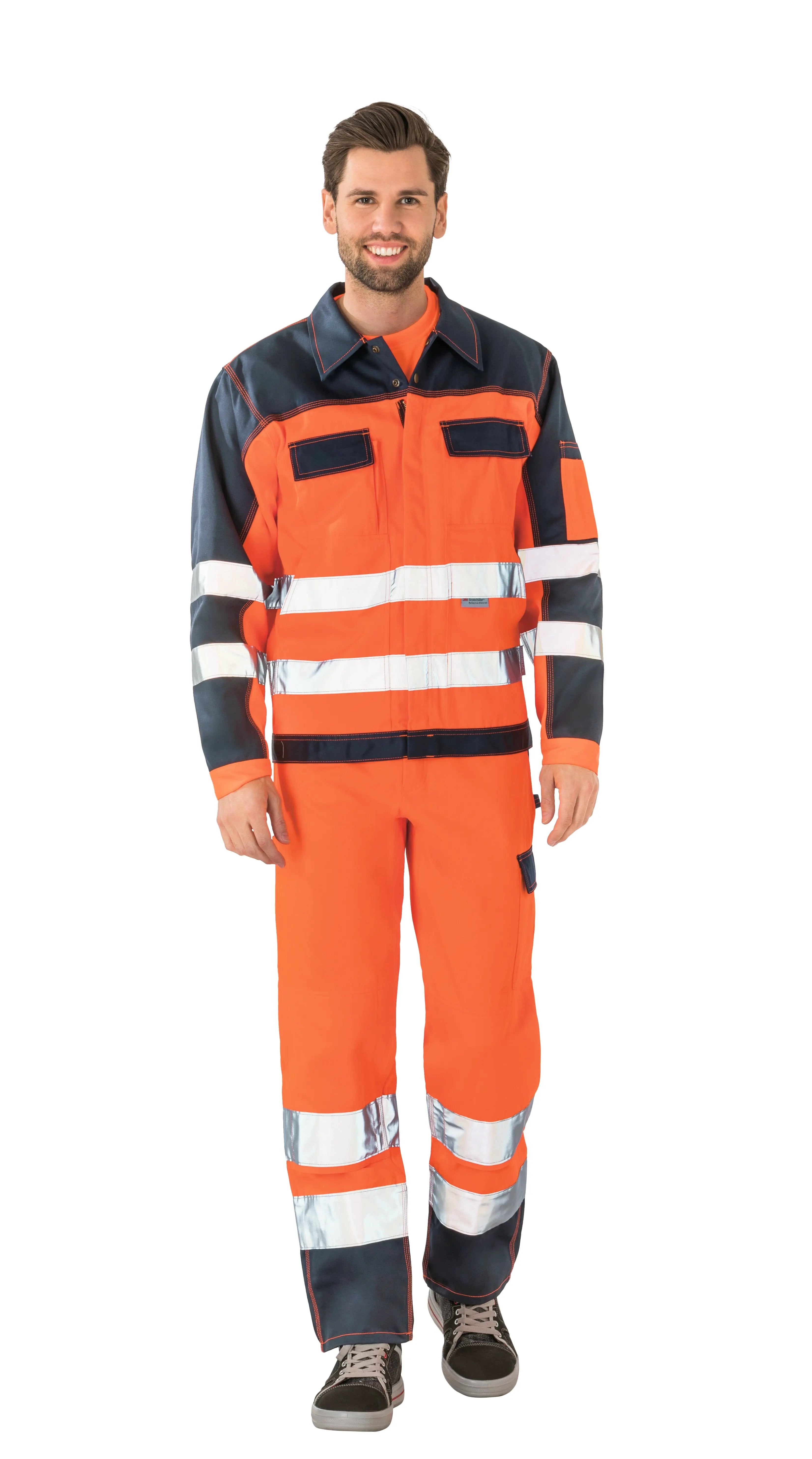 Bundjacke 2-farbig Herren Ganzjährig Planam orange - KERA Arbeitsschutz
