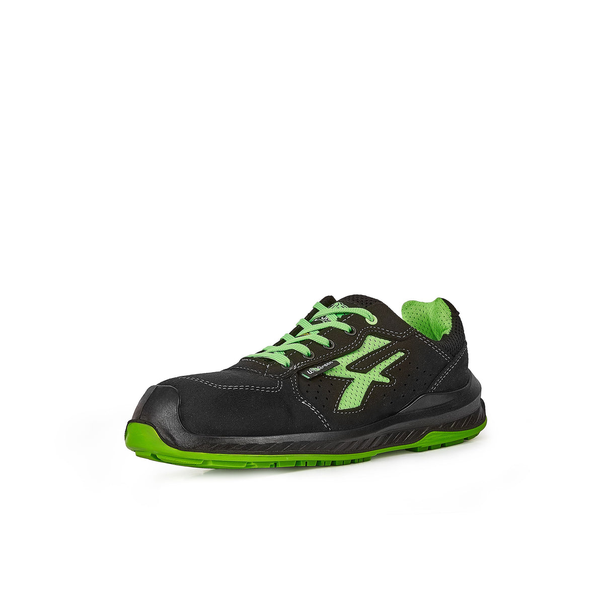 U-Power Sicherheitshalbschuhe S1PS CANYON UK s ESD BLACK / VERDE FLUO