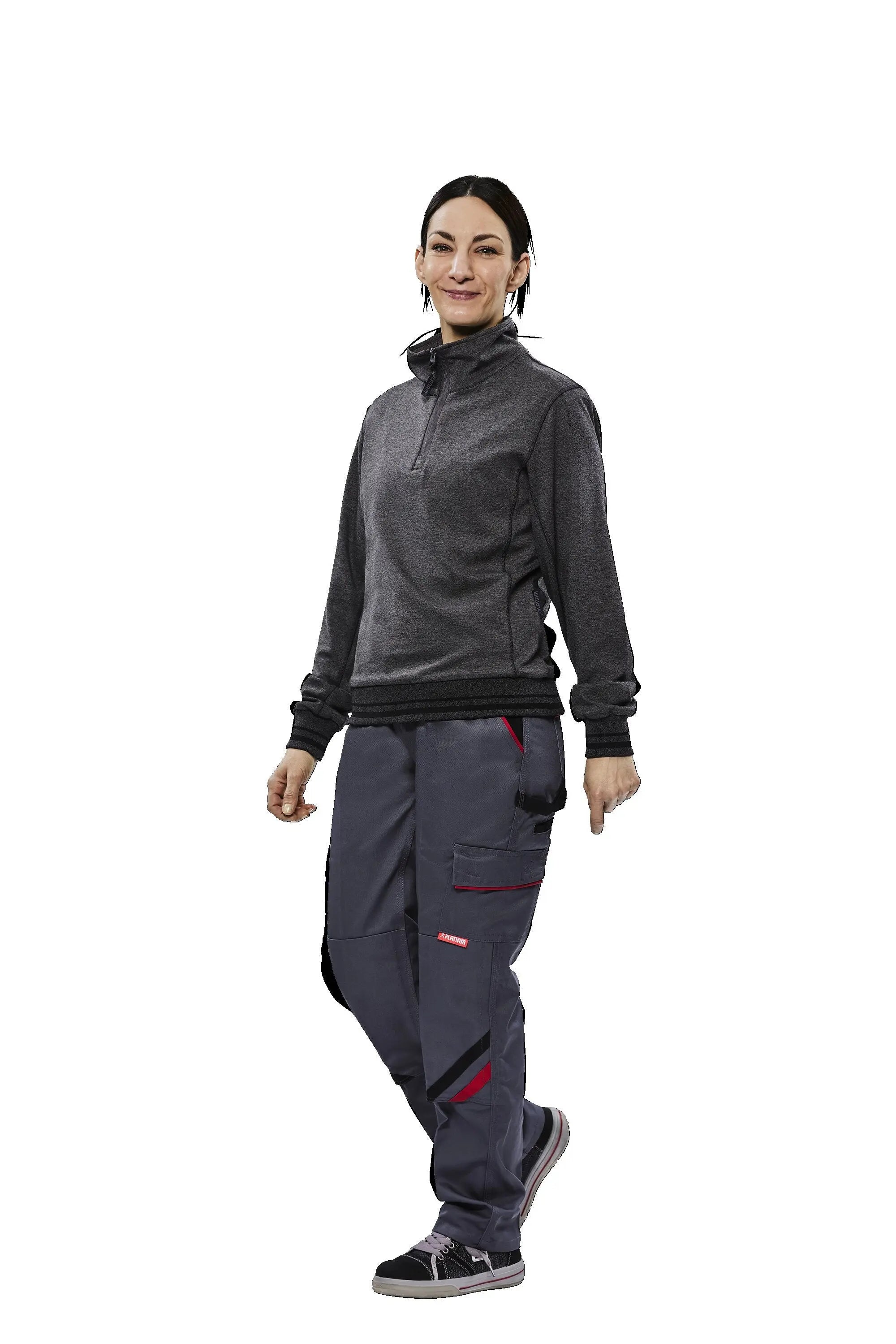Choice Damen Troyer Damen Herbst, Ganzjährig, Frühling Planam grau - KERA Arbeitsschutz