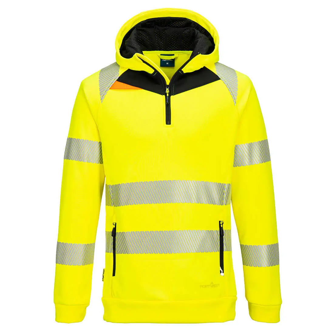 DX4 Warnschutz Kapuzenpullover mit 1/4 Reißverschluss DX482 - KERA Arbeitsschutz
