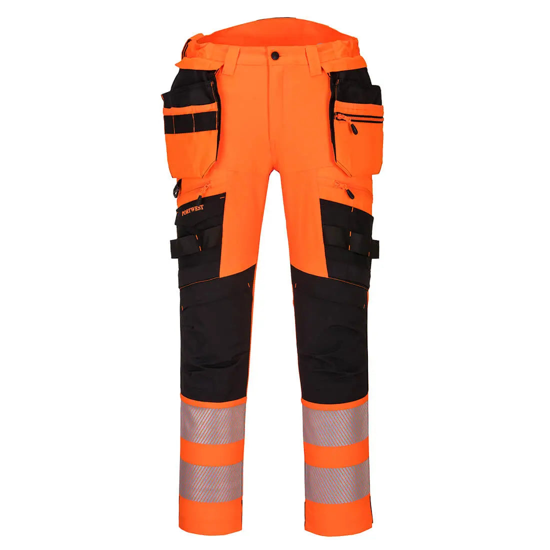 DX4 Warnschutzhose mit abnehmbaren Holstertaschen DX442 - KERA Arbeitsschutz