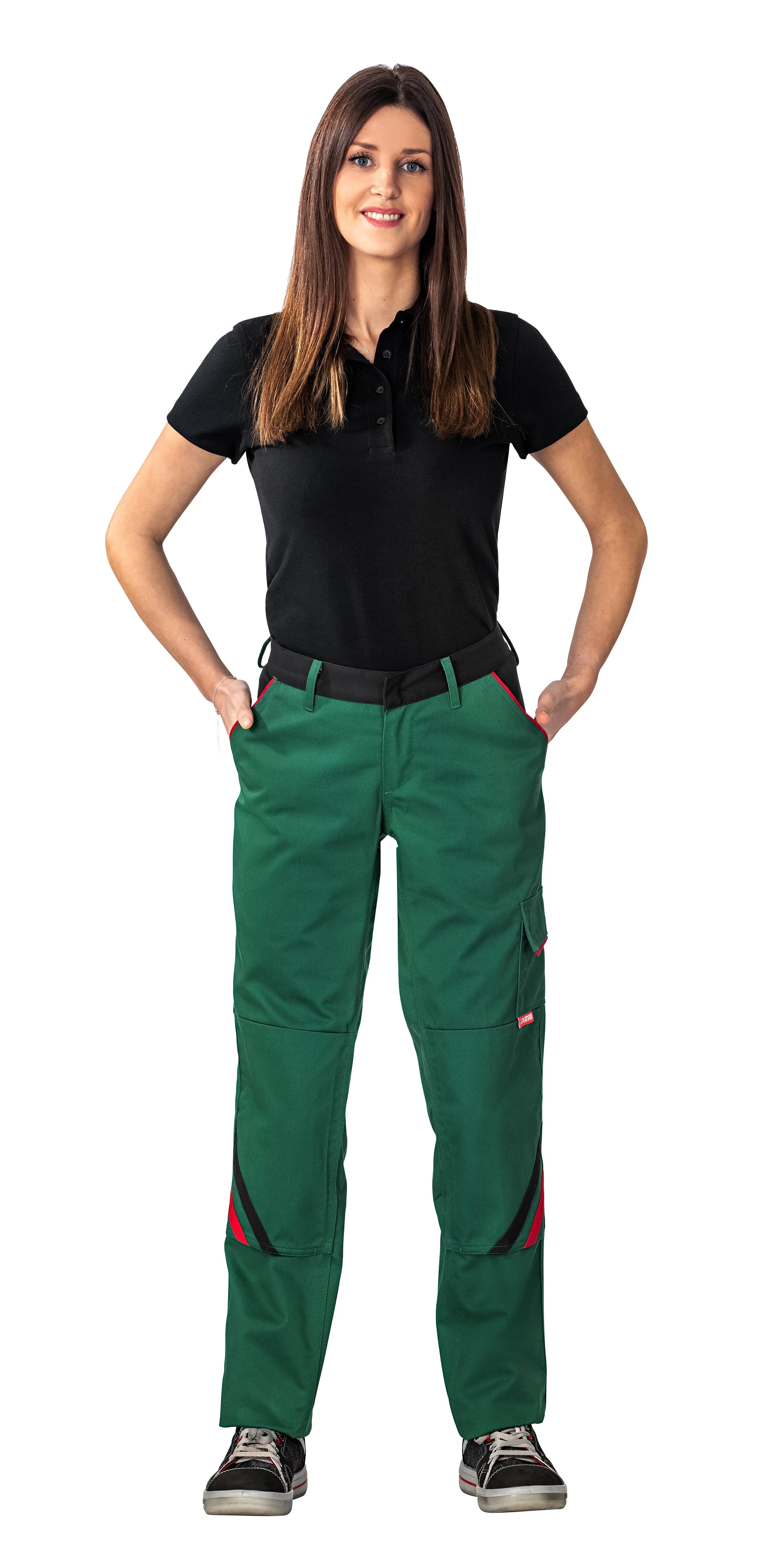 Damen Bundhose Damen Ganzjährig Planam grün - KERA Arbeitsschutz