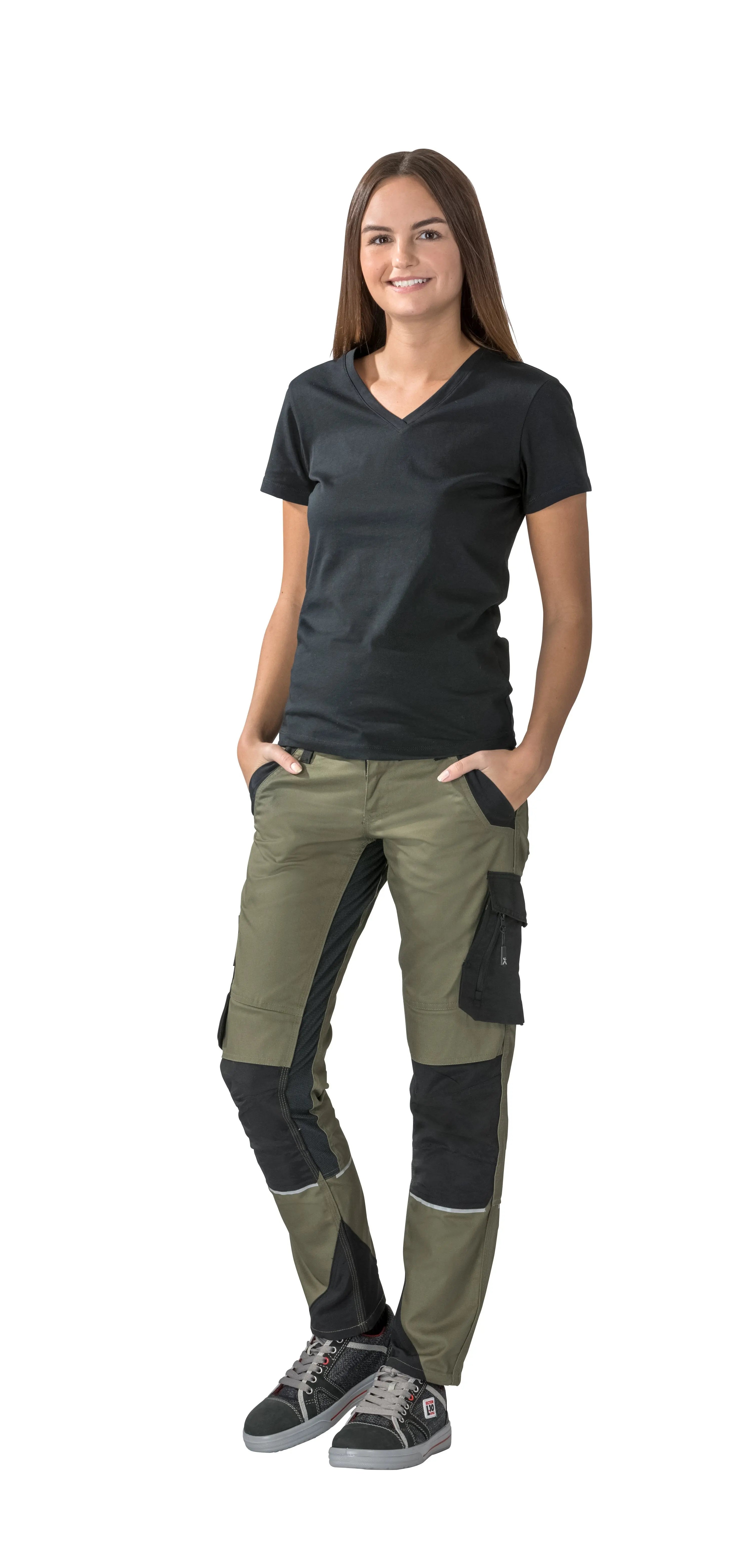 Damen Bundhose Damen Ganzjährig Planam grün - KERA Arbeitsschutz