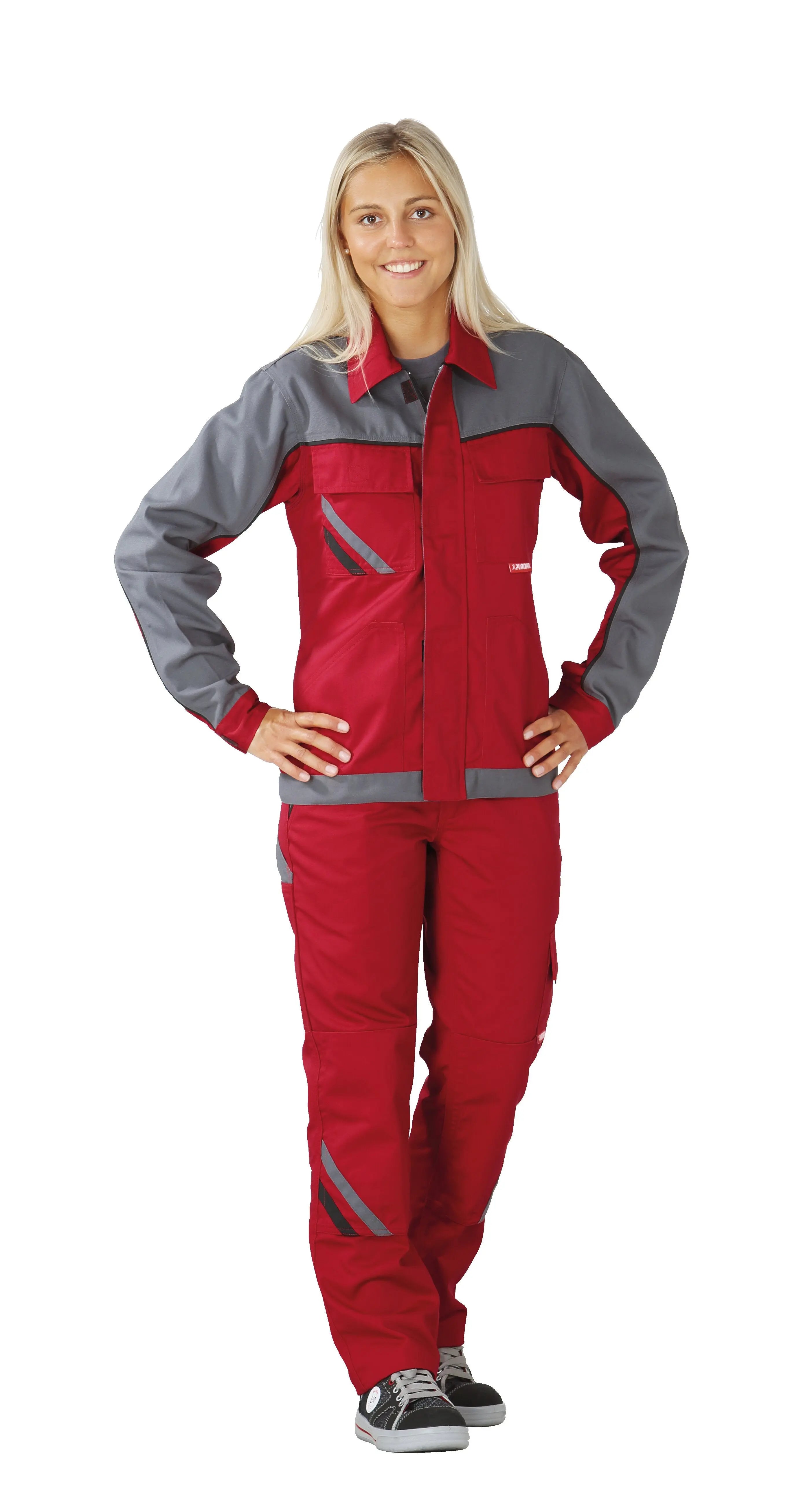 Damen Bundjacke Damen Ganzjährig Planam rot - KERA Arbeitsschutz