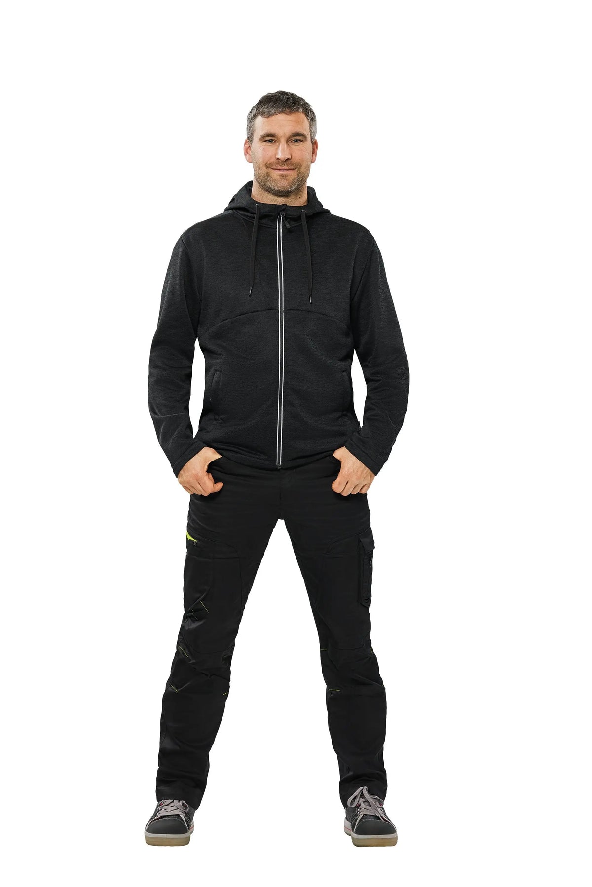 Highline Bundjacke schiefer/schwarz/rot Highline Bundjacke schiefer/schwarz/rot