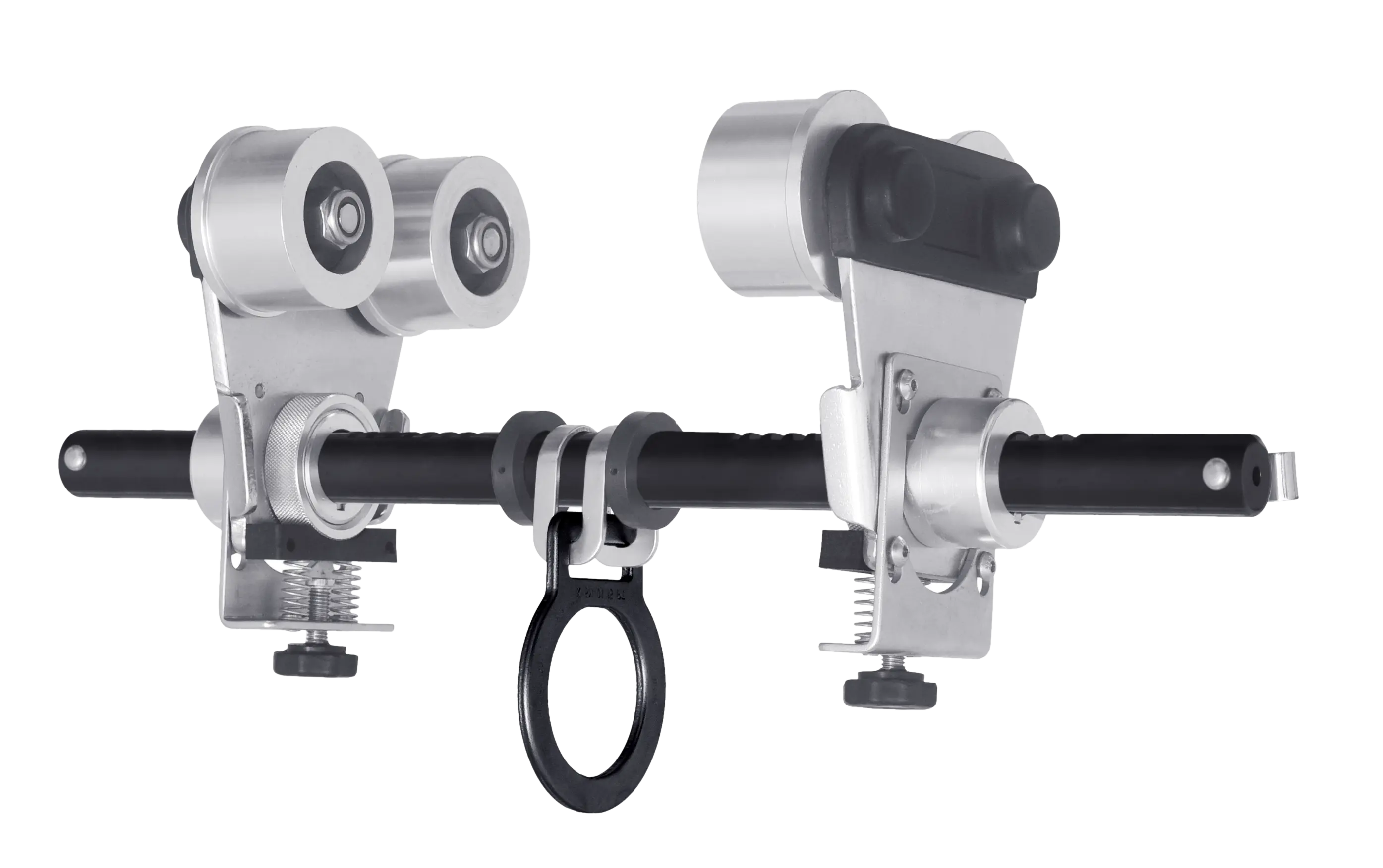 GRAB'N'ROLL - Beweglicher Anschlagpunkt mit Rollen für Stahlträger