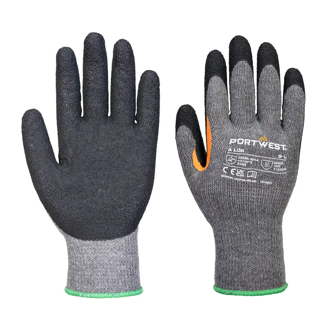 Grip 10 Latex-Handschuh mit verstärktem Daumen (Pk12) A106 - KERA Arbeitsschutz