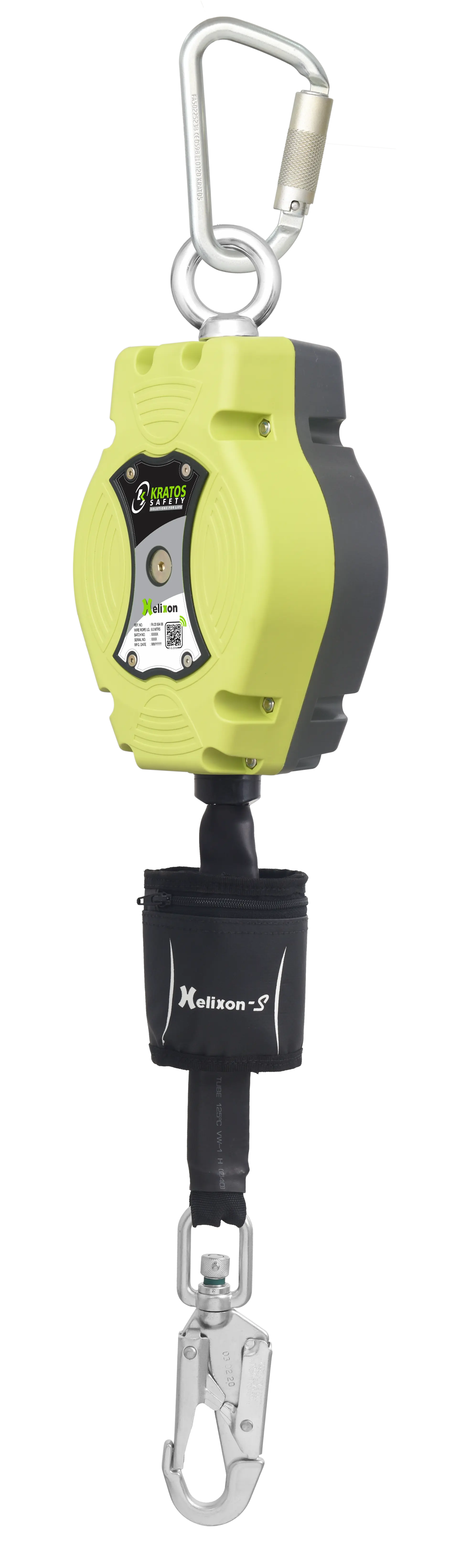 HELIXON-S Polyestergurtband, Höhensicherungsgerät mit automatischem Rückzug 6 m