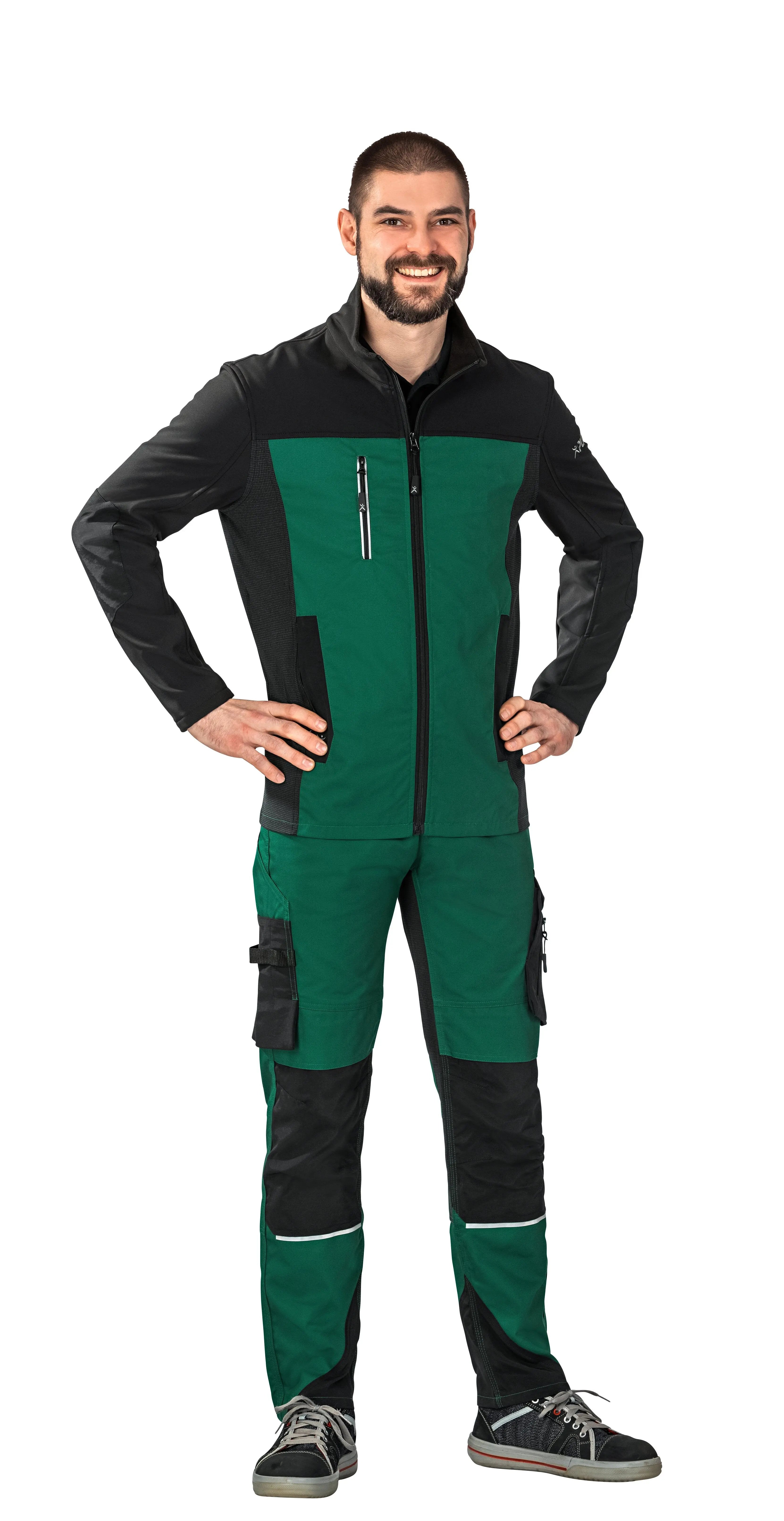 Herren Hybridjacke Herren Ganzjährig Planam grün - KERA Arbeitsschutz